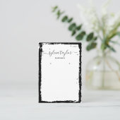 ミニマルシンプルリストイヤリングフレームの表示ロゴの追加 名刺 (スタンド正面)