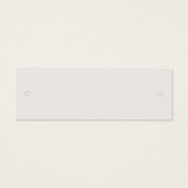 ミニマルシンプルリストウェディング日付カードラベルを保存 (裏面)