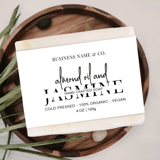 ミニマルシンプルリストソープバーベリーバンドラップラベル