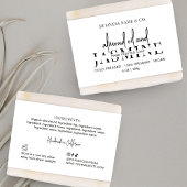 ミニマルシンプルリストソープバーベリーバンドラップラベル