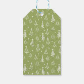 ミニマルシンプルリストタイプライター家族の写真 ギフトタグ (裏面)