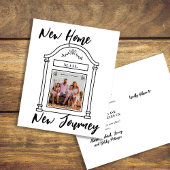 ミニマルシンプルリストニューホーム写真の移動 案内ポストカード