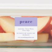 ミニマルシンプルリストパープルグリーンピンク必須油 ラベル (貼付)