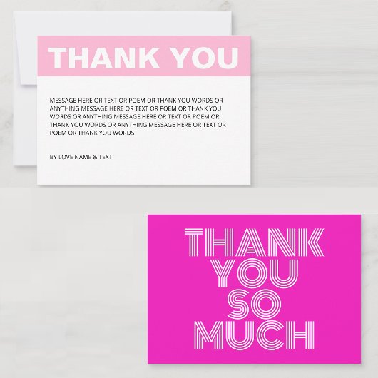 ミニマルシンプルリストピガーリーンク サンキューカード