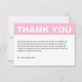 ミニマルシンプルリストピガーリーンク サンキューカード (正面)