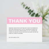 ミニマルシンプルリストピガーリーンク サンキューカード (スタンド正面)