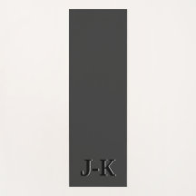 ミニマルシンプルリストブラックカスタムモノグラム