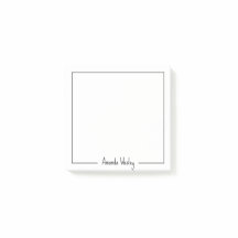 ミニマルシンプルリストブラックモノグラムフルネーム