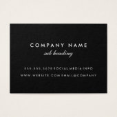 ミニマルシンプルリストブラック (正面)