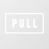 ミニマルシンプルリストプルドアサイン ウィンドウサイン (シート)