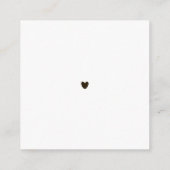 ミニマルシンプルリストベアーシャワーおむつラッフル エンクロージャーカード (裏面)