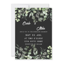 ミニマルシンプルリストミントグリーン結婚ズ・ウェルカム