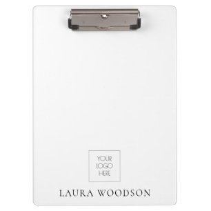 ミニマルシンプルリストロゴ クリップボード