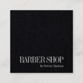 ミニマルシンプル主義の優雅さ スクエア名刺 (正面)