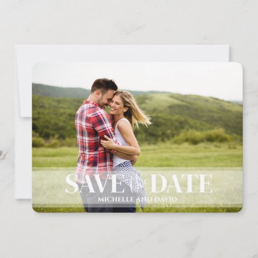 ミニマルシンプル主義の写真2 | QRコードWebサイト セーブザデート (正面)