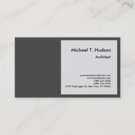 ミニマルシンプル主義の平人建築家グレモダンー 名刺