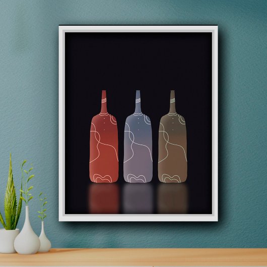 ミニマルシンプル主義スカンジナビアのポスターアートプリント ポスター