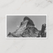 ミニマルシンプル主義フォトグラファープロフェッショナル 名刺 (正面)