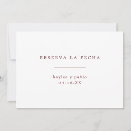 ミニマルシンプル主義ブルゴーニュスペインのー セーブザデート