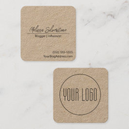 ミニマルシンプル主義ブロガー影響者 スクエア名刺