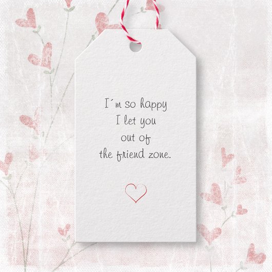 ミニマルシンプル主義ホワイトバレンタインズデイラブハート ギフトタグ