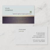 ミニマルシンプル先生コーチとコンサルタント 名刺 (正面/裏面)