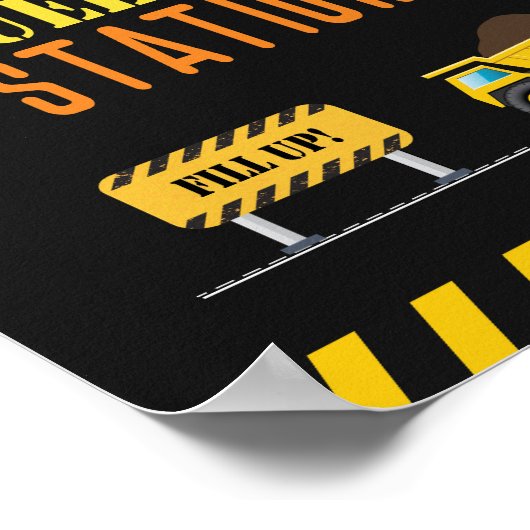 ミニマルシンプル建築パーティードリンク看板 ポスター (角)