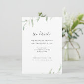 ミニマルシンプル植物結婚植物薬 エンクロージャーカード (スタンド正面)