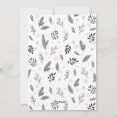 ミニマルシンプル素朴タイポグラフィ2枚 シーズンカード (裏面)