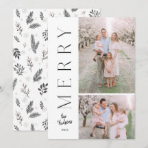 ミニマルシンプル素朴タイポグラフィ2枚