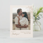 ミニマルシンプル華美枠 サンキューカード (スタンド正面)