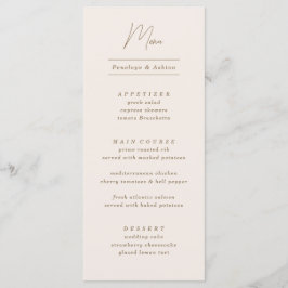 ミニマルシンプル華美枠 メニュー