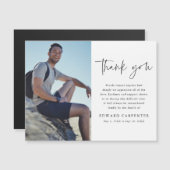 ミニマルシンプル葬儀記念写真 (正面/裏面)