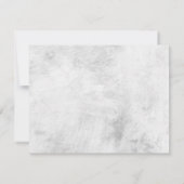 ミニマルシンプル葬記念写真 サンキューカード (裏面)