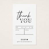 ミニマルシンプル衣料品価格ラベルのロゴのつるラベル (裏面)