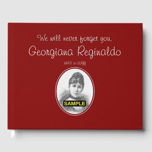 ミニマルシンプル記念ゲストブック ゲストブック (正面)