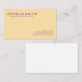 ミニマルシンプル 名刺 (正面/裏面)