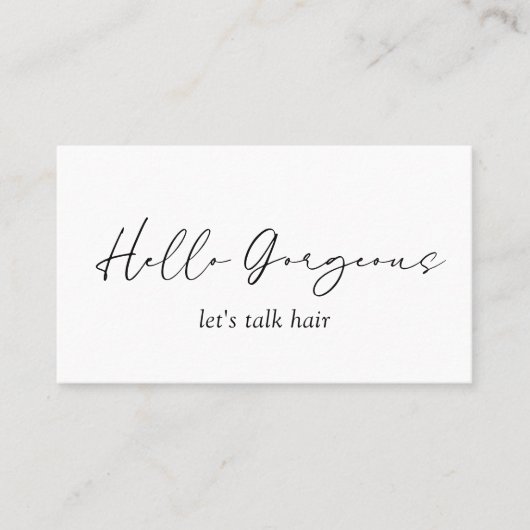 ミニマルシンプルQRコードモダン エレガント 名刺 (正面)