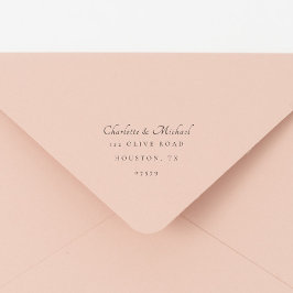 ミニマルスエレガントクリッモダンプ差出人住所 セルフインキングスタンプ