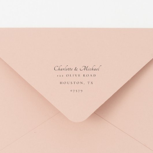 ミニマルスエレガントクリッモダンプ差出人住所 セルフインキングスタンプ