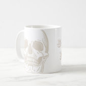 ミニマルスカルコーヒーファーストMAG コーヒーマグカップ (正面左)