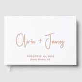 ミニマルスクリプ結婚ト ゲストブック (正面)