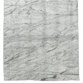 ミニマルスタイリッシュシモダンック灰大理石 シャワーカーテン (正面)