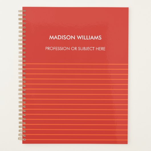 ミニマルスタイリッシュトレンディーモダンプランナー プランナー手帳 (正面)