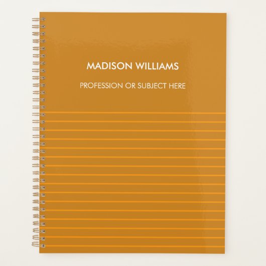 ミニマルスタイリッシュトレンディーモダンプランナー プランナー手帳 (正面)