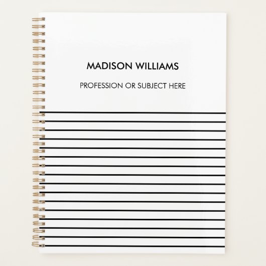 ミニマルスタイリッシュトレンディーモダンプランナー プランナー手帳 (正面)