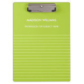 ミニマルスタイリッシュトレンディーモダン クリップボード (正面)