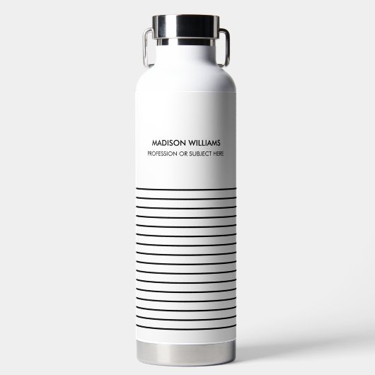 ミニマルスタイリッシュモダントレンディー ウォーターボトル (正面)