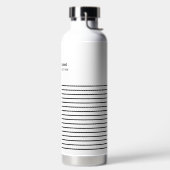 ミニマルスタイリッシュモダントレンディー ウォーターボトル (左面)