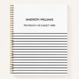 ミニマルスタイリッシュモダントレンディー ノートブック